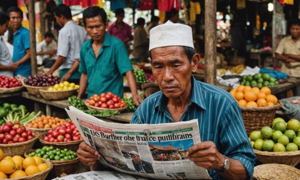 rupiah under us trade pressure