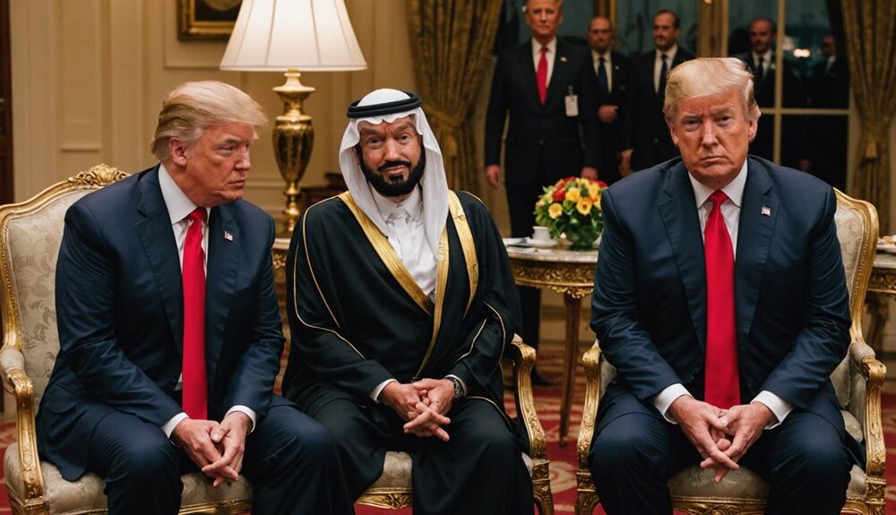 pertanyaan Trump kepada pangeran Saudi