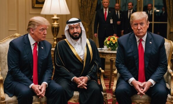 pertanyaan Trump kepada pangeran Saudi